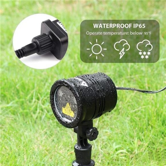 Christmas Laser Lights, Projector Lights Led Landscape with 360 Accessibility - Picture 5 of 6